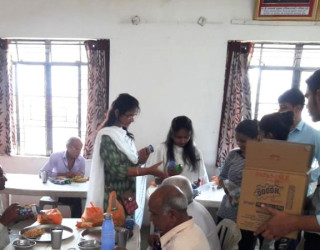 Social Activity at Matoshri Old Age Home on 4th March 2019