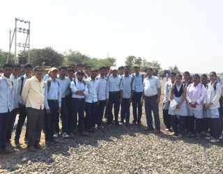 Site visit of TYDC students at WBM road site near Kanushri mangal karyalay