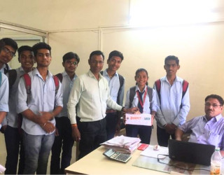 Donations collected by civil dept for serving as an helping hand to the Pulkwama martyrs 